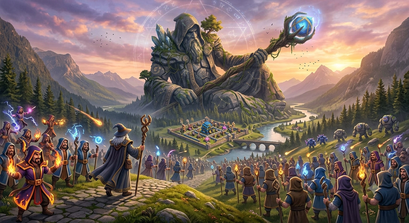 clash of clans wizard