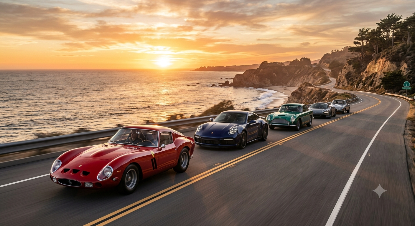 Cars on road