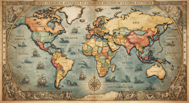 ancient world map